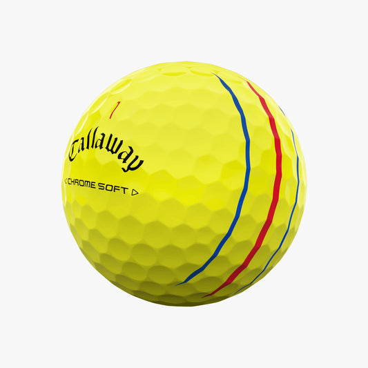 Callaway Chrome Soft & X Yellow Triple track