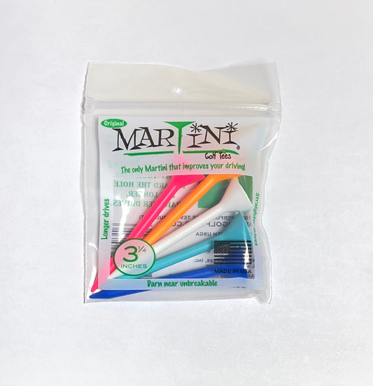 Martini golf tees